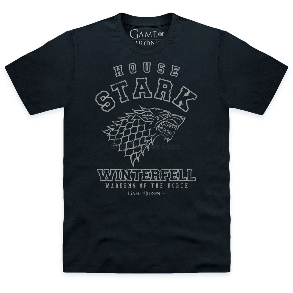 

GILDAN Brand Game Of Thrones - Stark Collegiate T-Shirt 2019 Summer Short Sleeve T-Shirt
