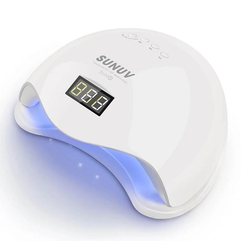 

48W Dual UV LED Nail Lamp Nail Dryer For All Gels Polish Curing Light with Bottom 30s/60s Timer LCD display EU/US Plug