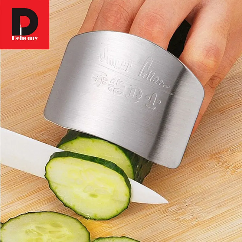 Dehomy защита для пальцев индивидуальный дизайн из нержавеющей стали палец рука защитный нож ломтик Чоп Безопасный ломтик кухонные инструменты для приготовления пищи