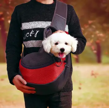 

Pet Carrier Cat Puppy Small Animal Mesh Travel Tote Shoulder Bag Backpack Dog Accessories