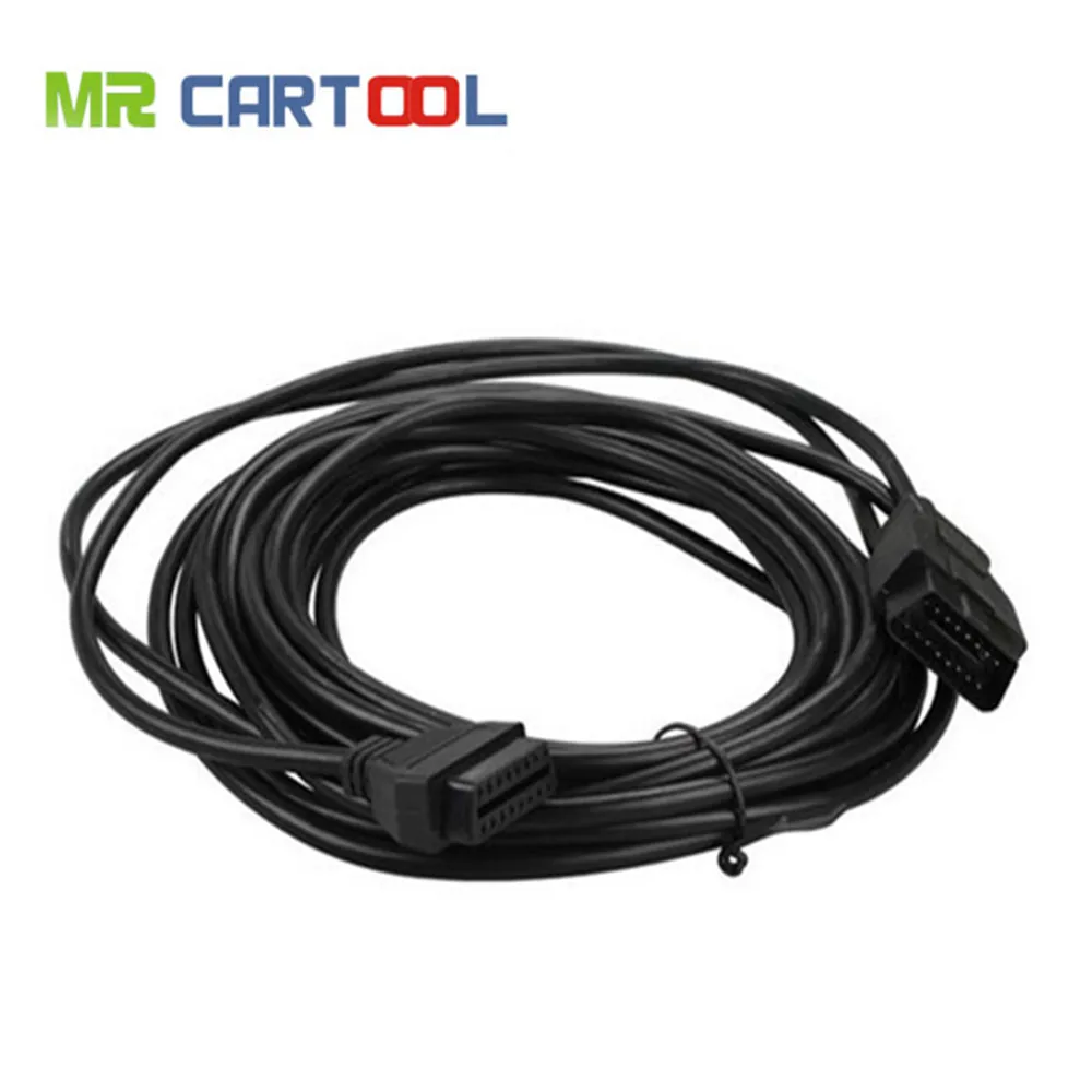 

10 Meters OBD2 OBD II Car Extension Cable Connectors 16PIN Male To Female Connector 10m For Auto Diagnostic