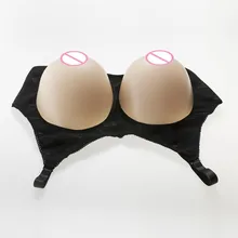 Soutien-gorge réaliste en Silicone, ensemble de formes de seins, seins shemaux, énorme tasse, faux seins ouvert, ne nécessite pas de colle, 3600 g/ensemble