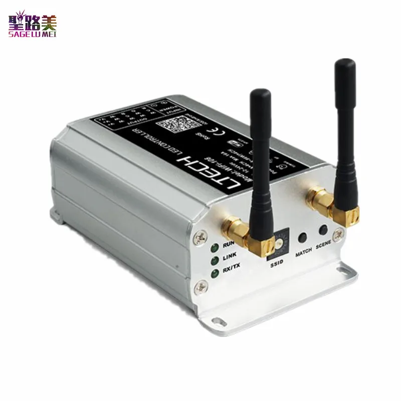 

WiFi-106+F12 Remote LED lighting wifi controller With DIM, CT adjustment, RGB and RGBW changing 4 in 1, plus 12 zones control