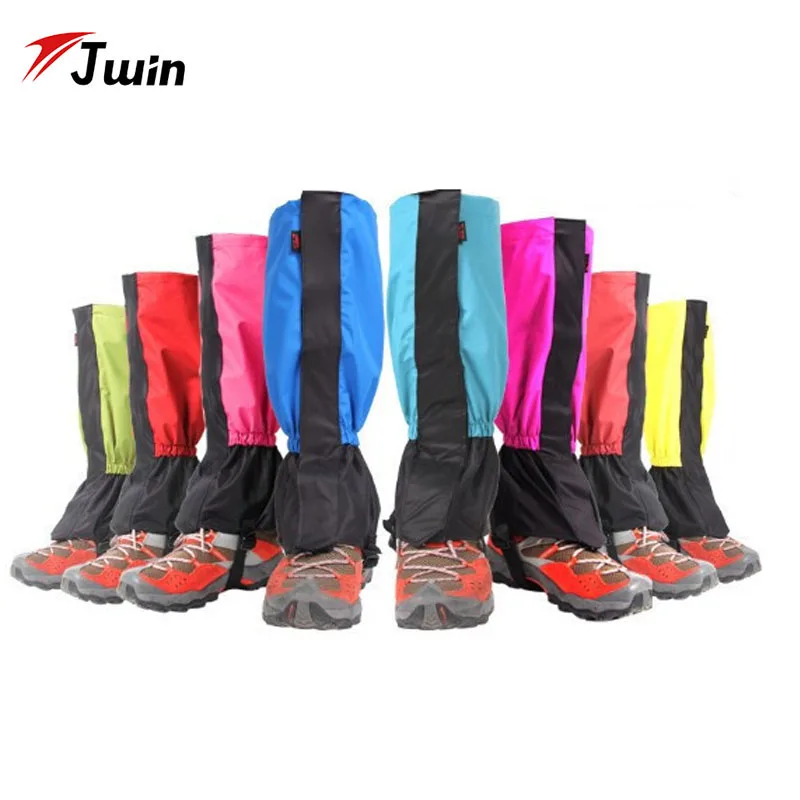 

Jwin Unisex Waterproof Legging Gaiter Leg Cover Camping Hiking Ski Boot Travel Shoe Snow Hunting Climbing Gaiters Windproof