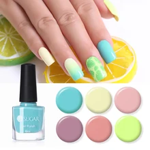 Ur Sugar 6 мл яркий лак для ногтей, светильник для ногтей, розовый, желтый, синий лак для ногтей, чистый цвет, лак для ногтей, лак для маникюра, Базовое покрытие