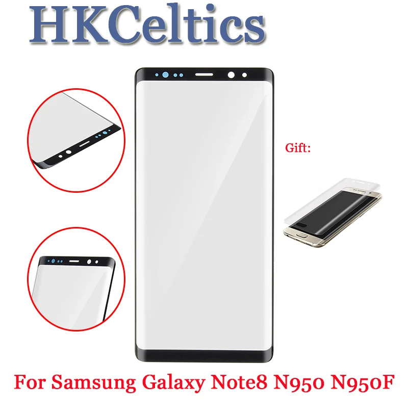 Запасная внешняя стеклянная линза для Samsung Galaxy Note 8 Note8 N950 N950F 6 3 &quotдюймовый