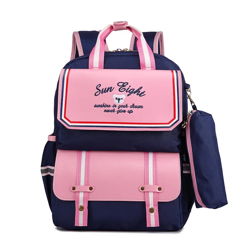 

2018 children School Bags boys girls kids satchel Primary school backpack orthopedic schoolbag backpack kids mochila infantil