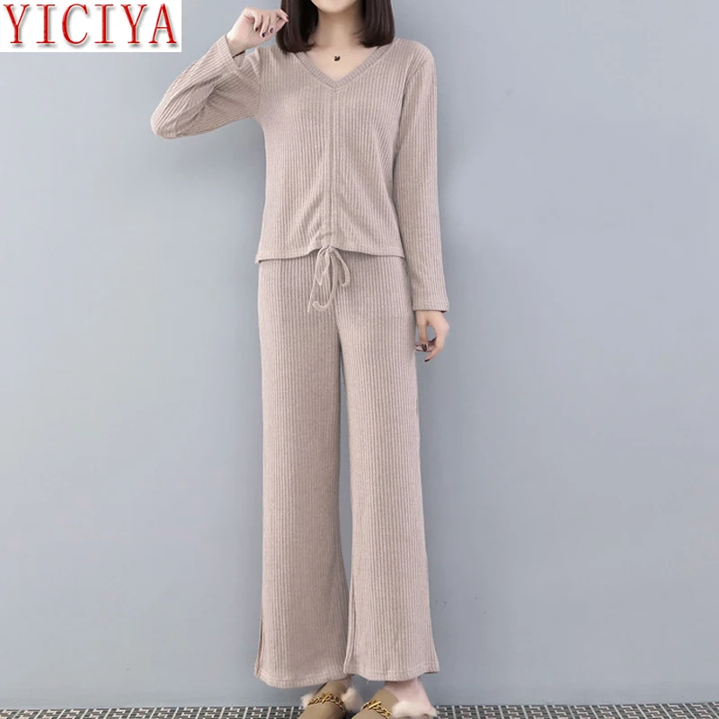 

YICIYA womens sweatsuit 2 piece set outfits co-ord set pants suits and top autumn winter plus size large big 4xl 5xl clothes