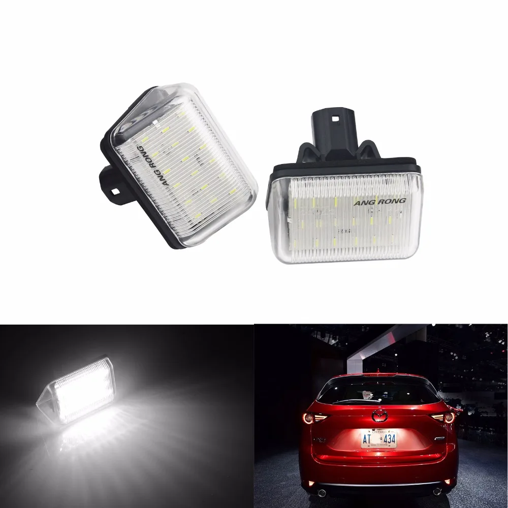 Светодиодные лампы ANGRONG для номерного знака Mazda 6 Atenza GG/GY|number plate light|for mazda 6plate light |