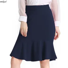 Aamikast женские шикарные пэчворк с высокой талией Лето Осень Зима Повседневные Вечерние Короткие Русалка Юбка C0650