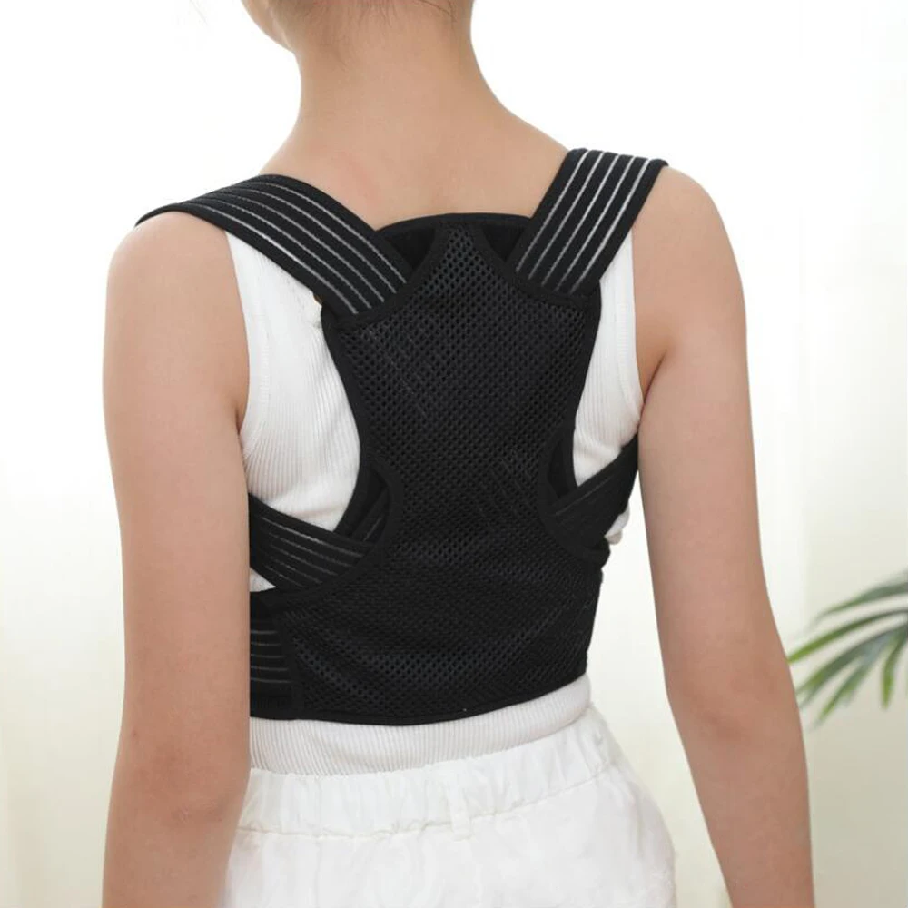 

Adjustable Adult Children Sport Safety Back Support Corset Spine Support Belt Humpback Back Shoulder Posture Corrector