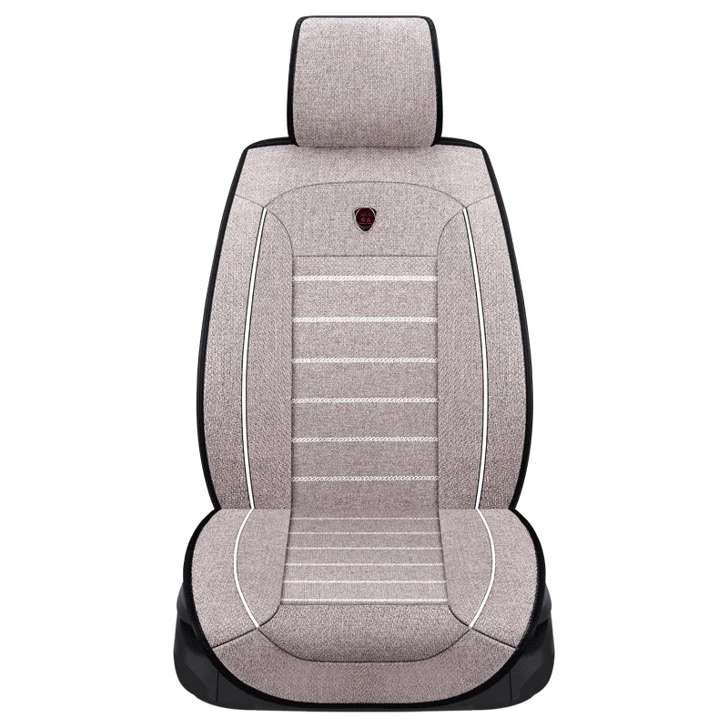 

New high quality flax Car Seat Covers Universal Auto Comfortable for Skoda Octavia 2 a7 a5 Fabia Superb Rapid Car styling