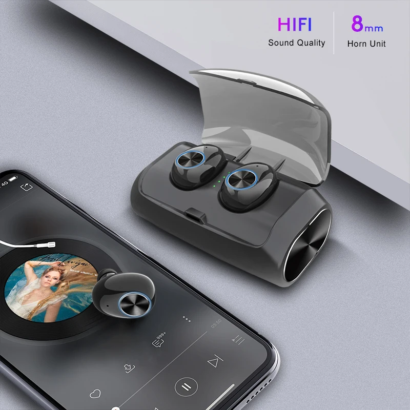 Цена Arlado V6 Bluetooth наушники V5.0 с шумоподавлением, Спортивная игровая гарнитура, беспроводные стерео наушники с зарядным устройством 2600 мАч