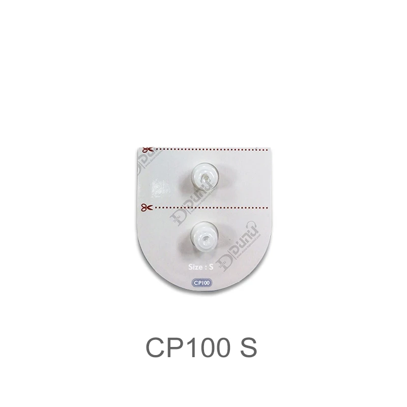 Наушники-вкладыши DUNU SpinFit CP100 CP800 CP220 CP230 CP240, патентованный силиконовый наушник, 1 пара(2 шт.) для DK3001 TITAN 5 - Цвет: CP100 S size