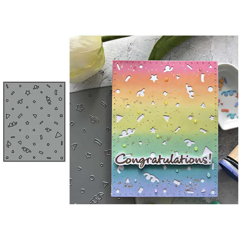 

Irregular Mini Pattern Metal Cutting Dies Frame Background Stencils for DIY Scrapbooking Album Stamp Card Embossing New 2019 Die