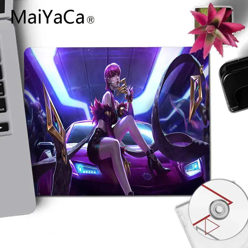MaiYaCa League of Legends girl band K DA Akali Ahri удобный небольшой коврик для мыши игровой
