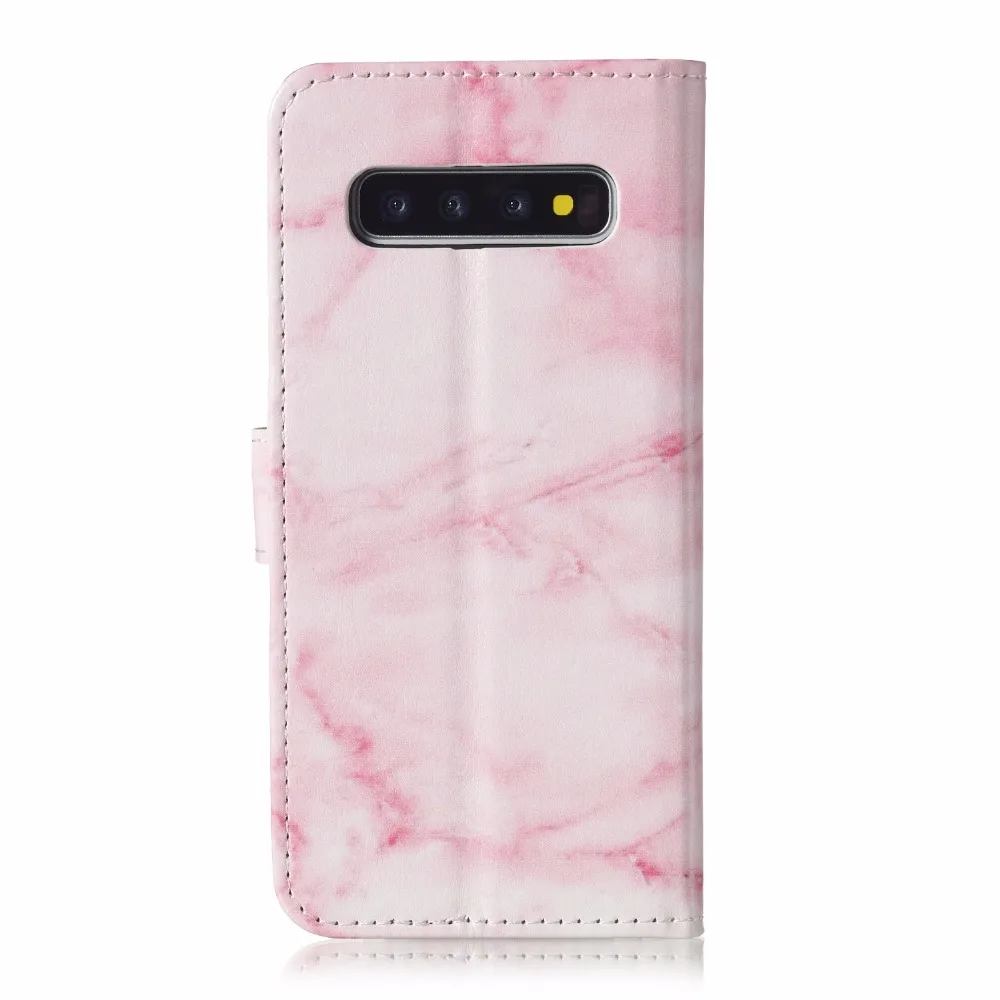 20 шт./лот мрамор 2 карты кожаный чехол-подставка для Samsung Galaxy S6 S7 edge S8 S9 plus S10 S10 lite plus 5G чехол-кошелек