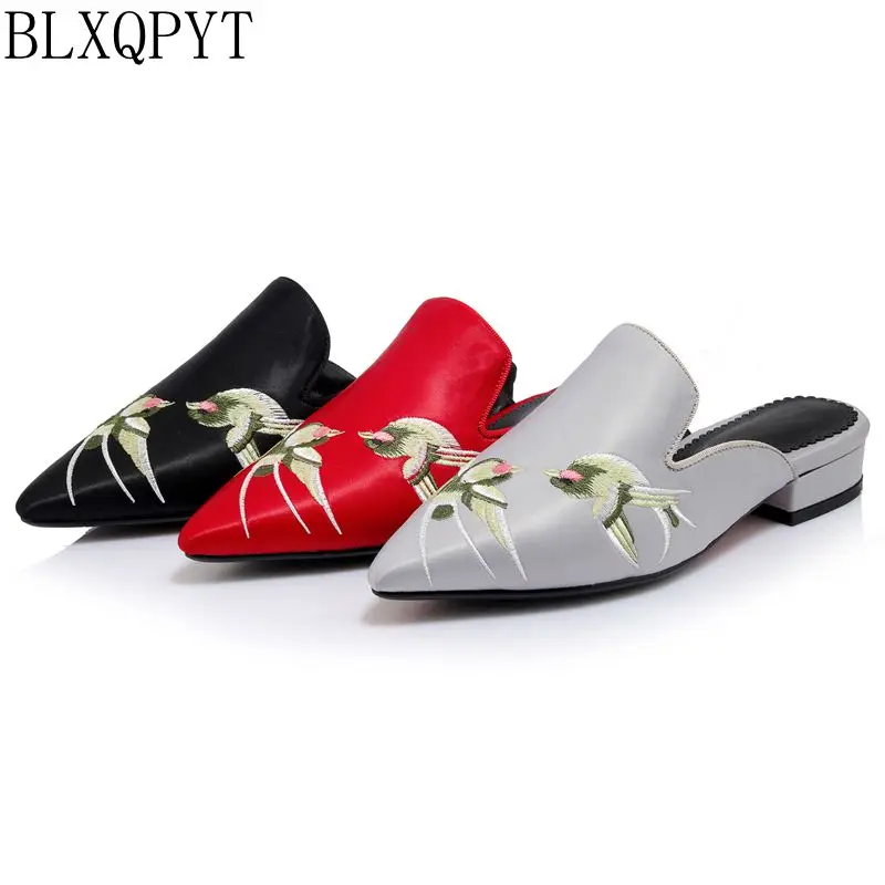 Г. sandalias mujer Sapato Ретро мода большой Размеры стильные женские весенне-летние туфли Повседневное домашние пляжные Босоножки, шлепанцы 1028-1