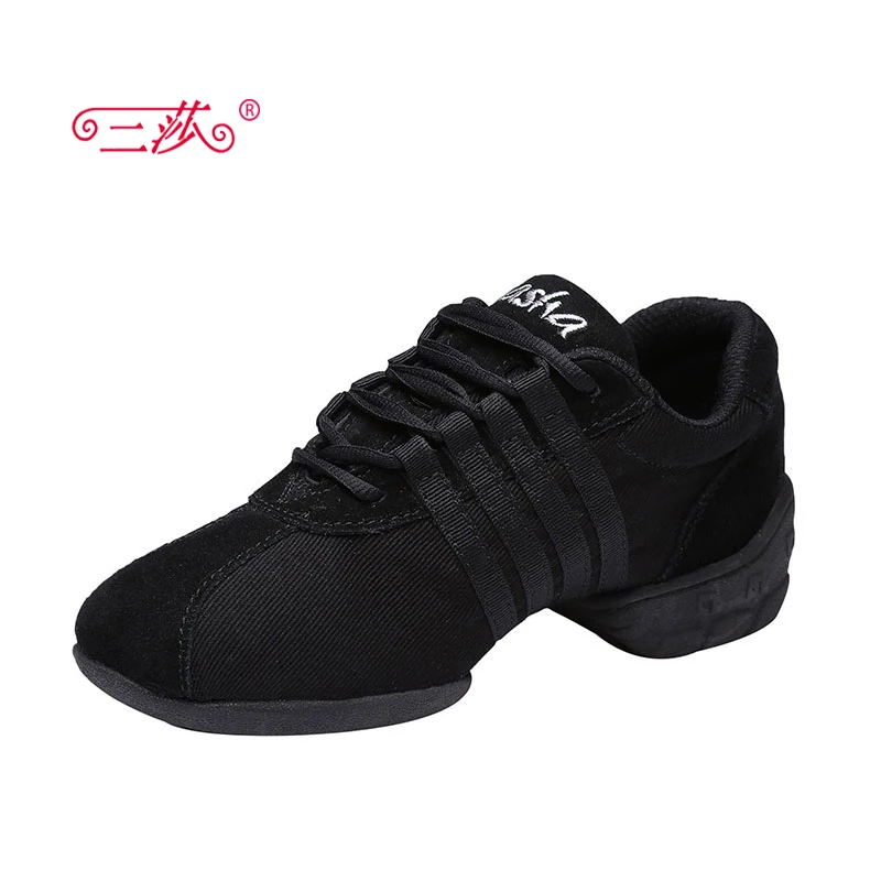  sasha women canvans leather Jazz majoring in Pop dance Sneakers shoes lady sports dance shoes Four color Teacher ShoesT01 