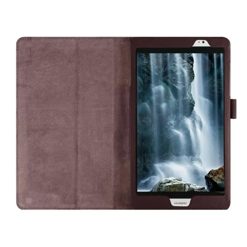 Luxury Litchi Pattern Flip PU Leather Case Cover For Huawei Media Pad M2 M2-801W M2-803L Huawei M2 8.0 Tablet Case Cover 8 Inch  (21)