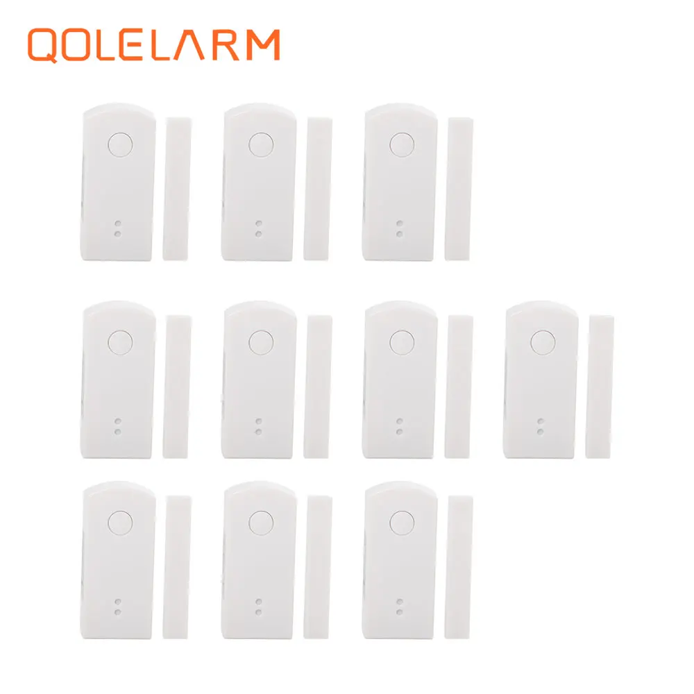 433 MHz wireless door sensor with rechargeable battery window door cabinet detector for alarm systems security home 