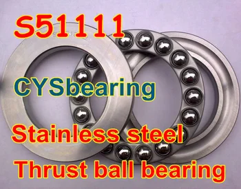 

S51111 55x78x16mm 55*78*16mm 51111 stainless steel 440 thrust ball bearing for 55mm shaft