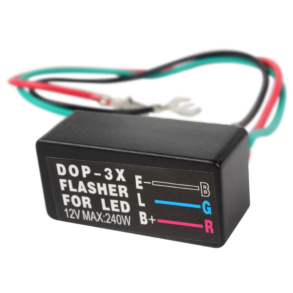 

12V Moto Accessories Flasher For LED 3 Pin Universal Motorcycle Blinker Relay Turn Signal Light
