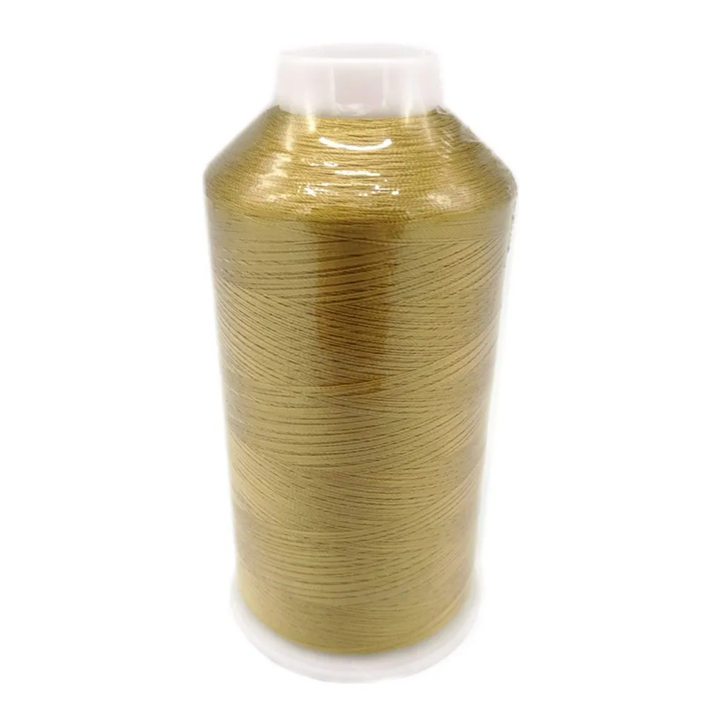 Bulk Sale 5000 Meters Brown Color 120D/2 100 Reflective Viscose Rayon