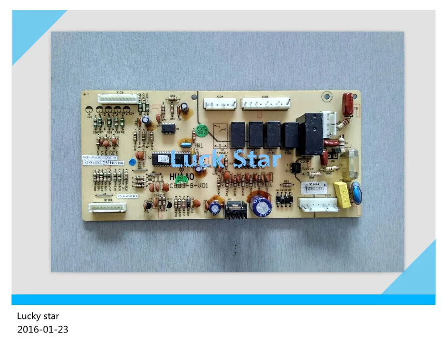 

95% new for Kerlon rong sheng refrigerator accessories bcd-199wak pcb03-8-v02 computer board power supply board motherboard