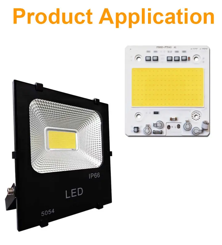 5 шт./лот светодиодный COB Чип AC110V/220 V вход с умным IC 50 Вт 100 Вт 150 Вт 200 Вт подходит для DIY прожектора высокое анти-перенапряжение напряжения