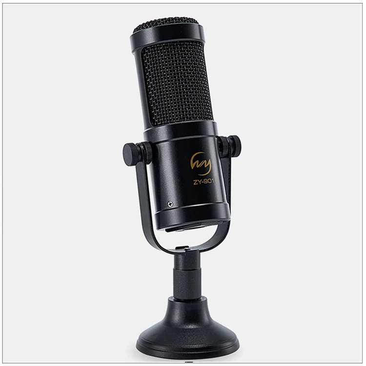 Студийный микрофон для компьютера, звукозапись, комплект микрофона с подставкой для рук, микрофонный конденсатор, профессиональный конденсаторный микрофон