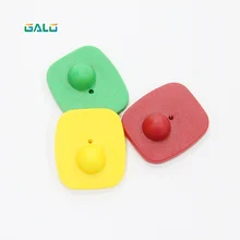 500 шт Специальная ставка черная или индивидуальная цветная одежда охранная сигнализация eas жесткая бирка мини квадратная rf жесткая бирка