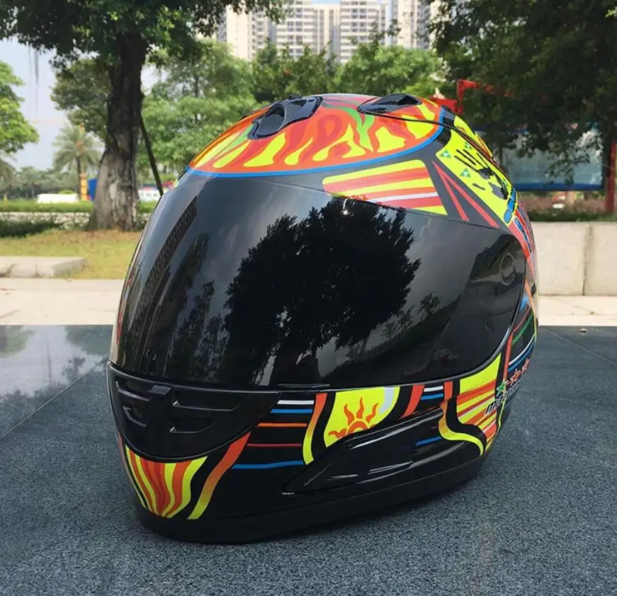 

Hot sale! for 2019 Malushun motorcycle helmet automobile race full face winter off-road helmet The four seasons adult