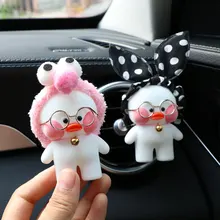Внутренний Авто воздушный диффузор клип украшение популярная Гиалуроновая кислота утенок супер милый воздушный выход вентиляционное отверстие орнамент креативный автомобильный Декор