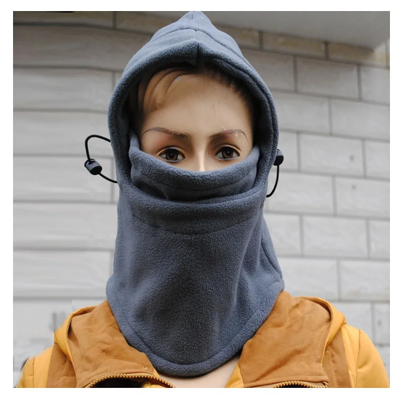 

Men Winter Warm Cap Windproof Face Beanie Unisex Ski Bike Motorcycle Neckwarmer Helmet Outdoor CS Hat Fleece Balaclava Skullies