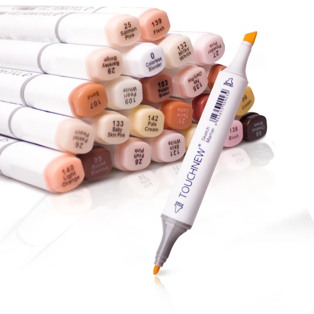 

Permanent Sketch Anime Skin Marker Pen Set Brush Markers Set Alcohol Based Sketch Marker Pen For Manga Marker