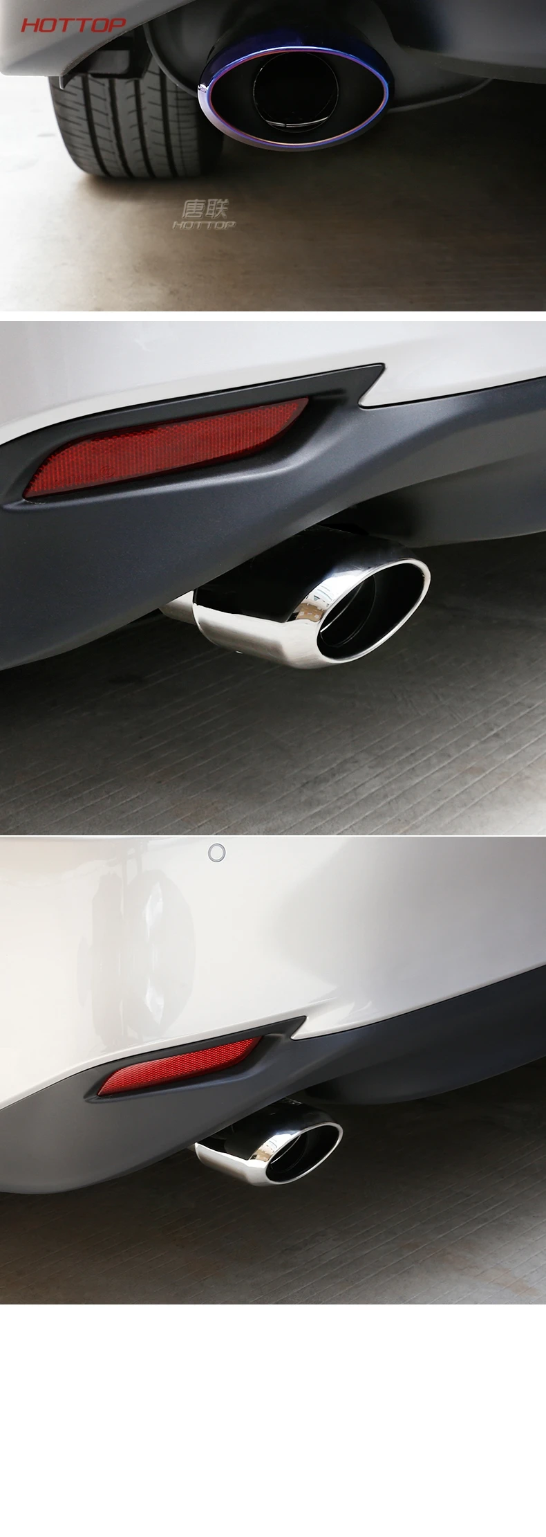 Задняя выхлопная труба наконечник отделка для Toyota Camry аксессуары для стайлинга автомобилей