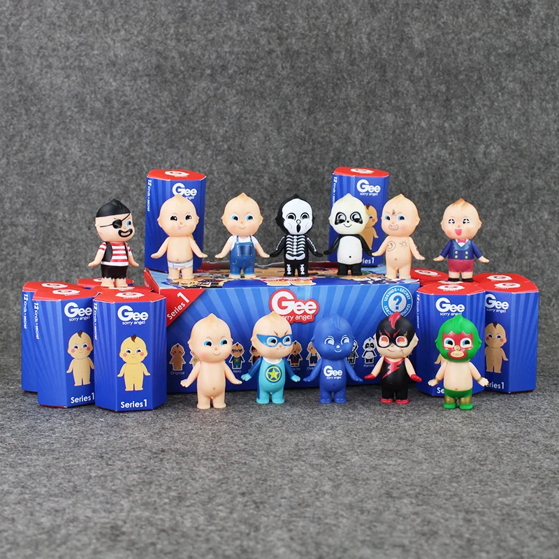

12pcs/lot Kewpie Doll Sonny Angel Original Baby Doll Set Janpan Toy Gee Sonny Angel Hero Cosplay Series PVC Figure Toy
