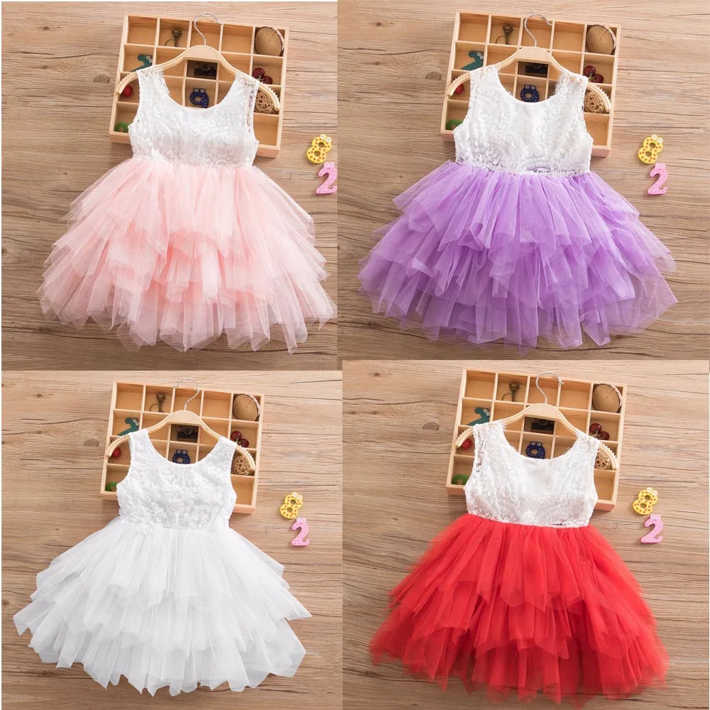 Платье принцессы для девочек на свадьбу детское белое платье праздничная одежда платье для малышей платья для маленьких девочек праздничная одежда для девочек
