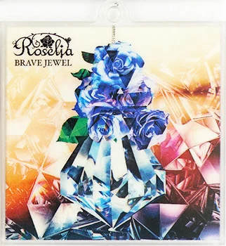 Bang Dream! Roselia Poppin'Party Afterglow Pastel* палитры привет счастливый мир! Аниме игра акриловый брелок - Цвет: 06