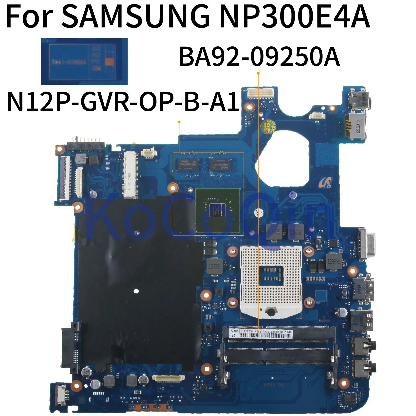 Материнская плата для ноутбука KoCoQin SAMSUNG NP300E4A материнская BA41 01666A BA92 09250A