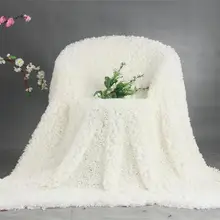 Фоновое Одеяло* 160 см новорожденных фотографии реквизит для фотосессии 100 искусственный мех ворс ткань одеяло ковры корзина писака