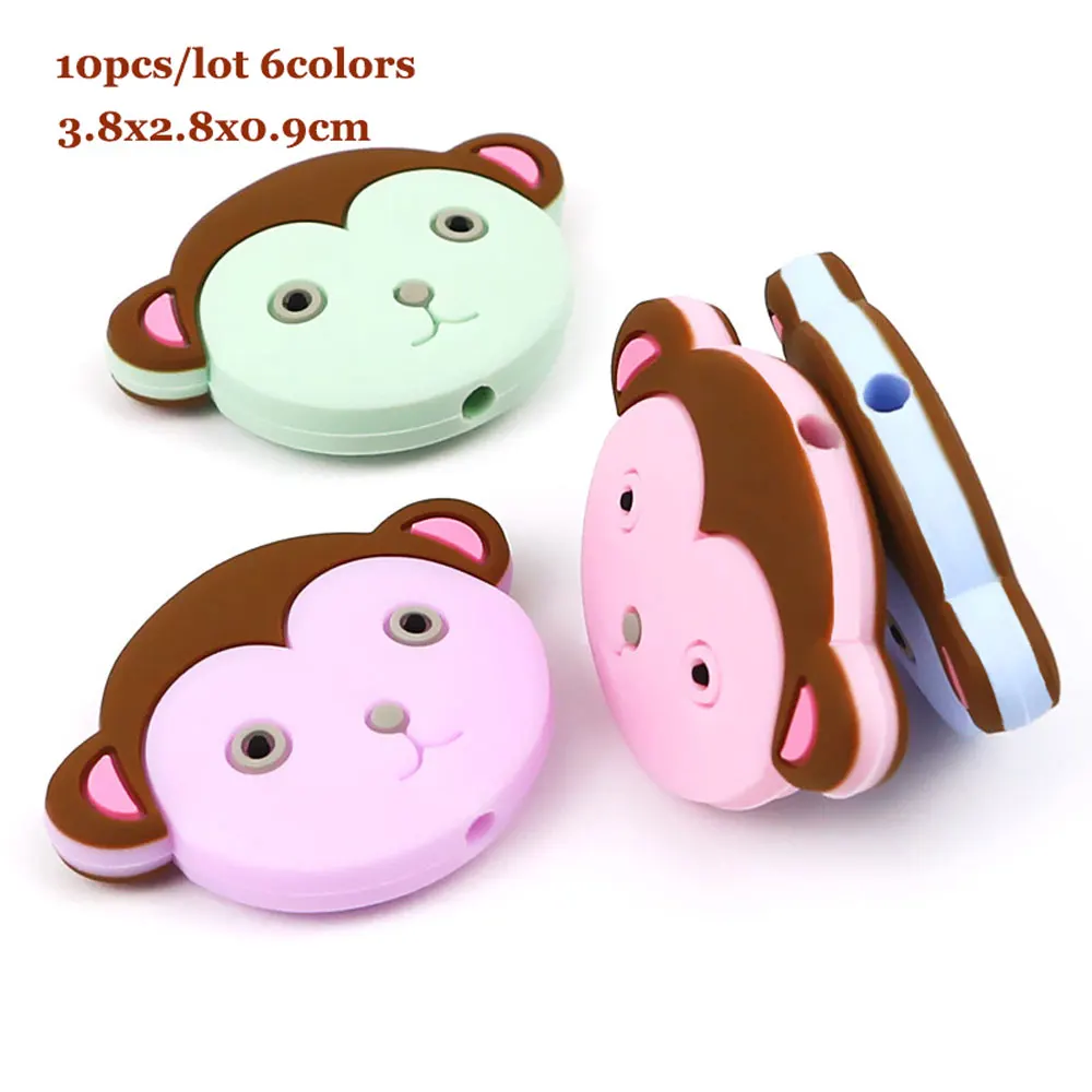 10pcs Perle Silicone Beads 2 8cm Loose Beads Monkey Teething Beads Bpa Free For Diy Jewelry Making Mordedor Silicona Bebe Baby Teethers Aliexpress 10pcs Perle Silicone Beads 2 8cm Loose Beads Monkey Teething Beads Bpa Free For Diy Jewelry Making Mordedor Silicona Bebe Baby Teethers Aliexpress