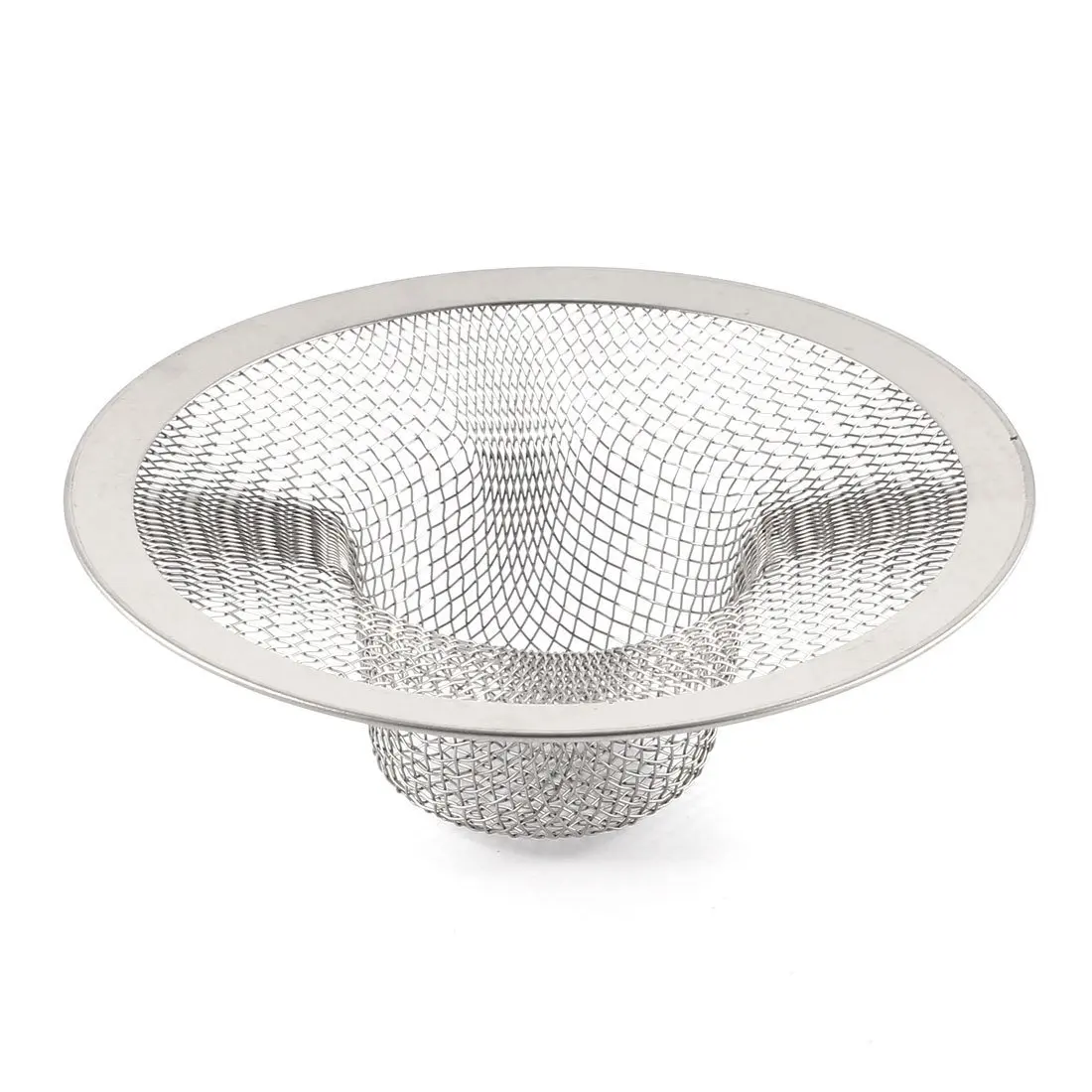 Stainless Steel Drainer Basin Filter Mesh Sink Strainer 3.5 Inch Top