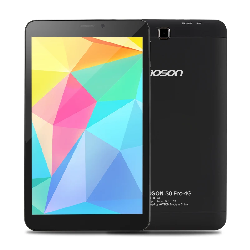 Aoson S8PRo 8 дюймов 1280*800 ips четырехъядерный 3G/4G Телефонный звонок android планшетный ПК 1G +