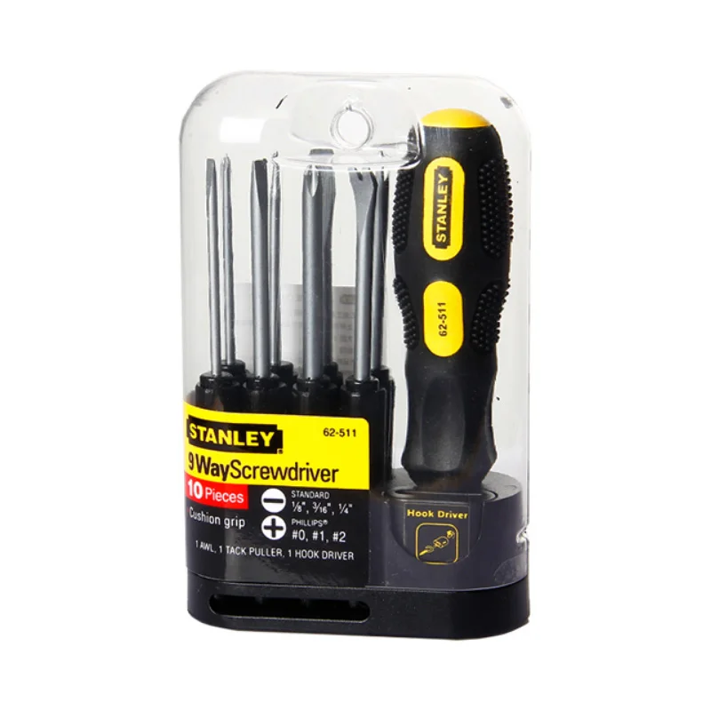 62-511-22 10pcs replaceable head combination screwdriver set pk