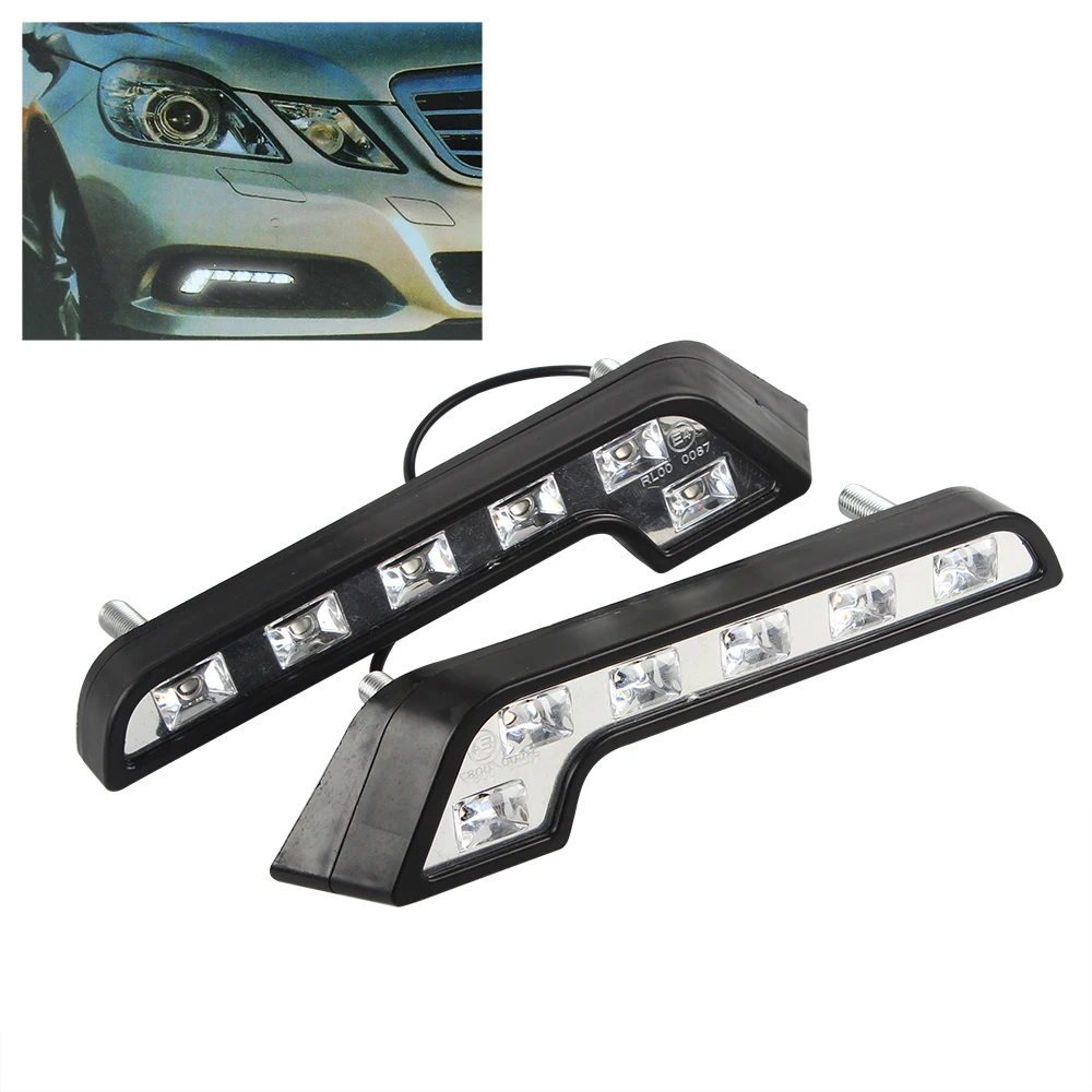 Vehicle Functions Lamp Car LED Lights Super Bright DRL Daylight Daytime