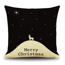 Горячая Распродажа модный веселый рождественский хлопковый льняной чехол для подушек подушка для талии диван, домашний декор только для вас