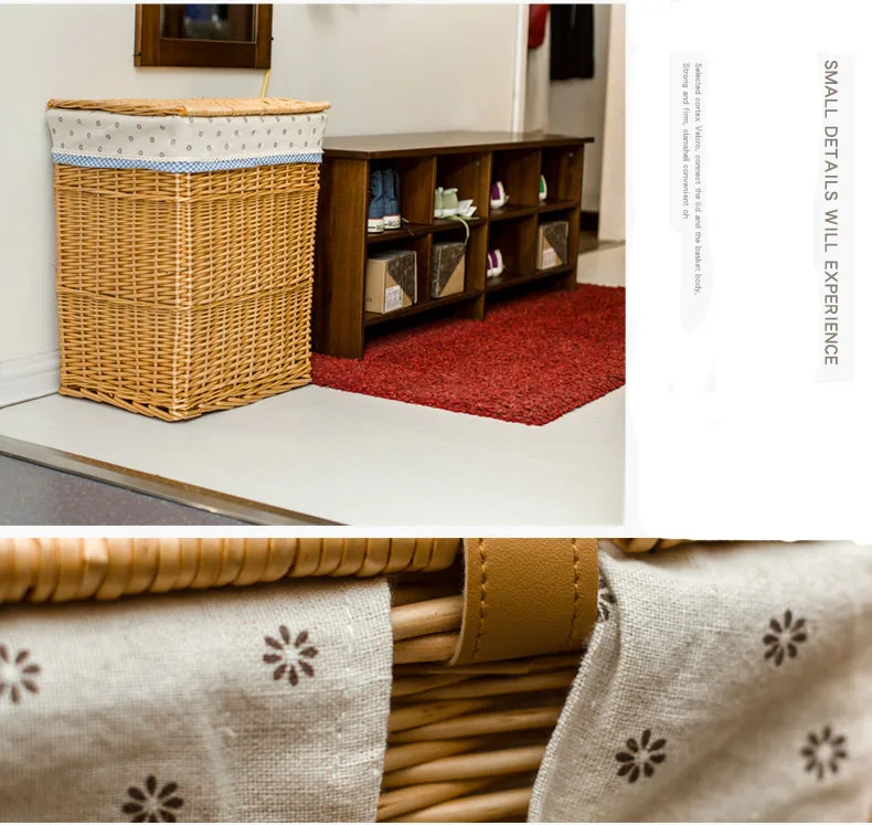 Большая корзина для белья, корзина для белья, плетеные декоративные корзины для хранения, коробки, caesta lavanderia panier rangement tissu