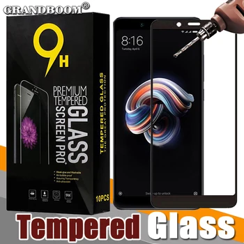 

1000pcs Tempered Glass Full Screen Protector For Xiaomi Redmi Note 9 Pro 8 8A 8T 7 7S K30 Pro 2 Hard Edge Printing With Package